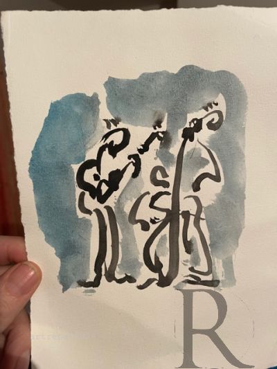 Emphasis in Art,illustrations, Rhythm in Art, jazz beats, Line in Art, spirit of jazz, Directional Force in Art,