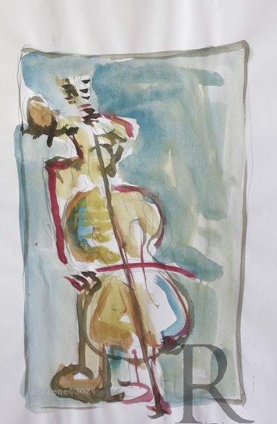 Emphasis in Art,illustrations, Rhythm in Art, jazz beats, Line in Art, spirit of jazz, Directional Force in Art,